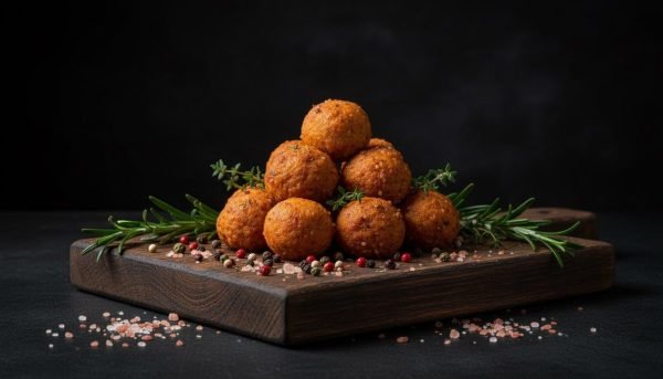 Kippen gehaktballetjes pikant