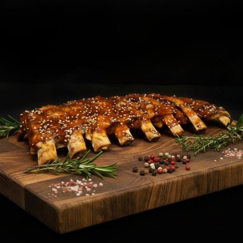 Voorgegaarde Kalfs Spare-ribs Honing