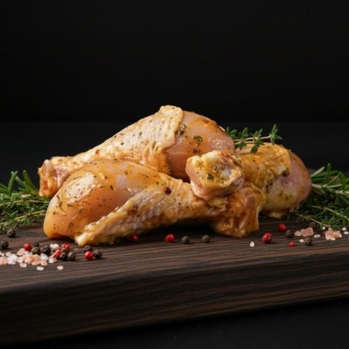 Gemarineerde drumsticks curry