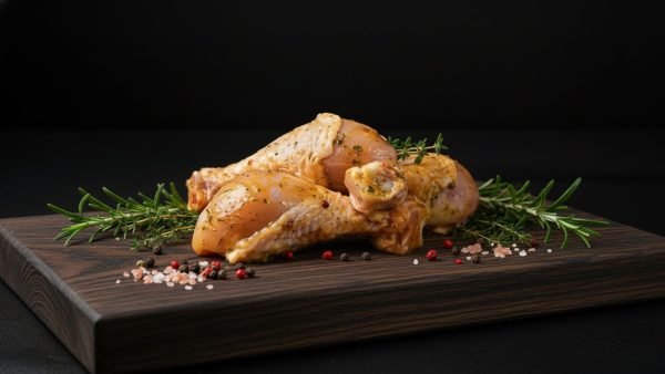 Gemarineerde drumsticks curry