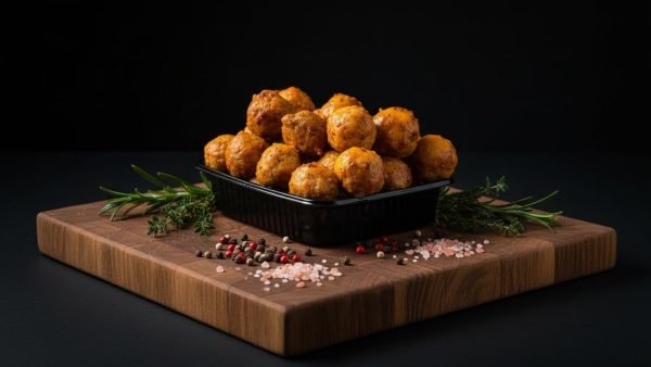 Kippenballetjes Curry